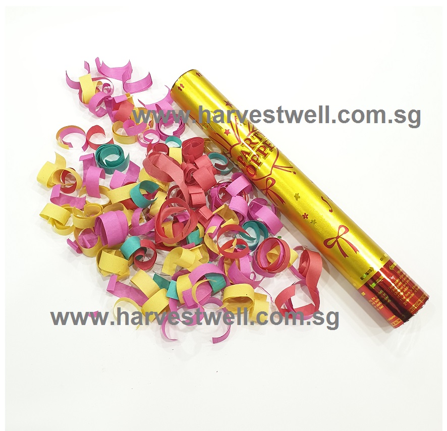 Medium Size Party Popper with Colouful Confetti